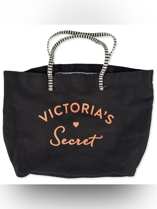 Victoria's Secret Handbags - Victoria’s Secret Black and Pink Tote Bag